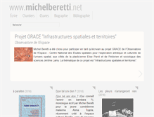 Tablet Screenshot of michelberetti.net